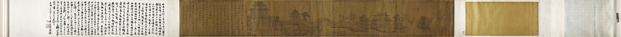 元 王振鹏 龙池竞渡图卷25x420.tif
